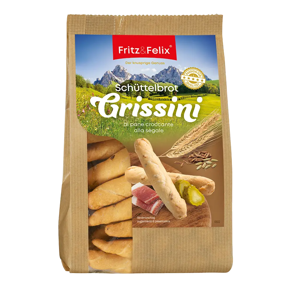 PACTORA - Fritz und Felix - Grissini - Schüttelbrot - Produktfoto